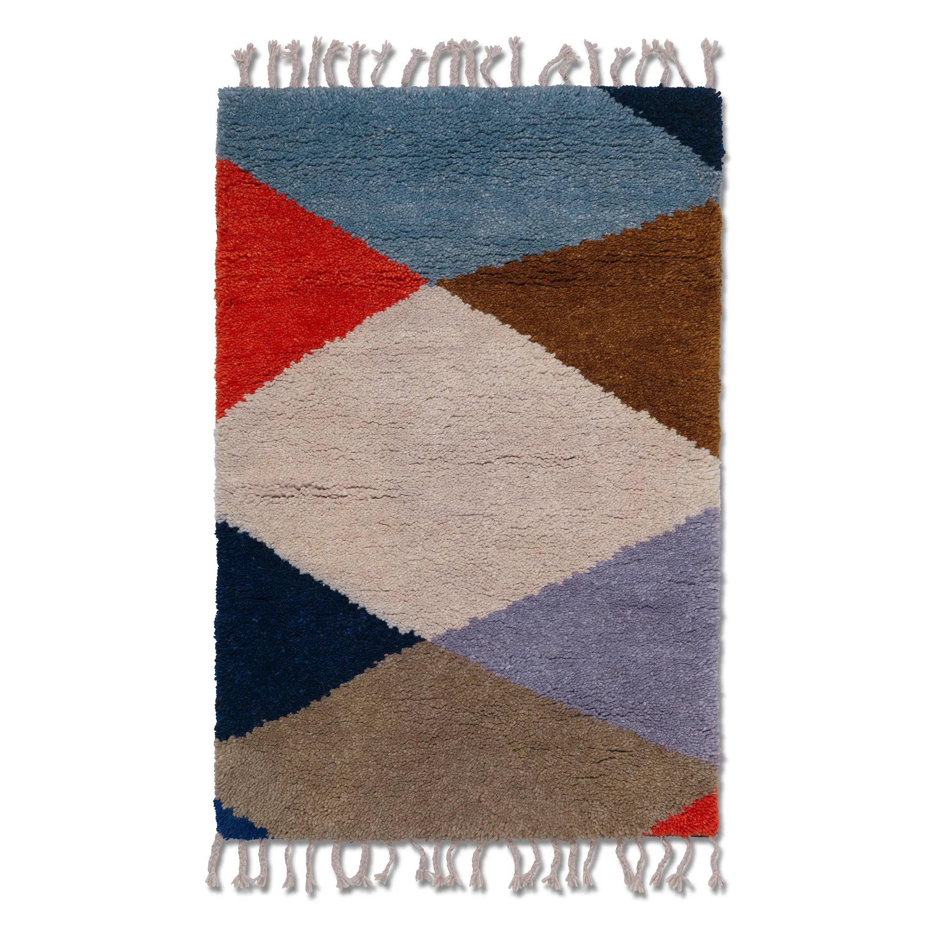 Harlequin wool carpet 80x120 cm, Multi Ferm Living