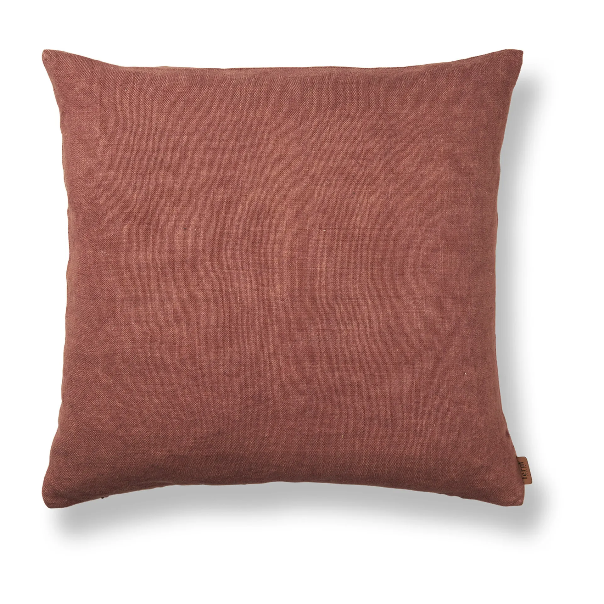Heavy Linen cushion 50x50 cm, Berry Red Ferm Living