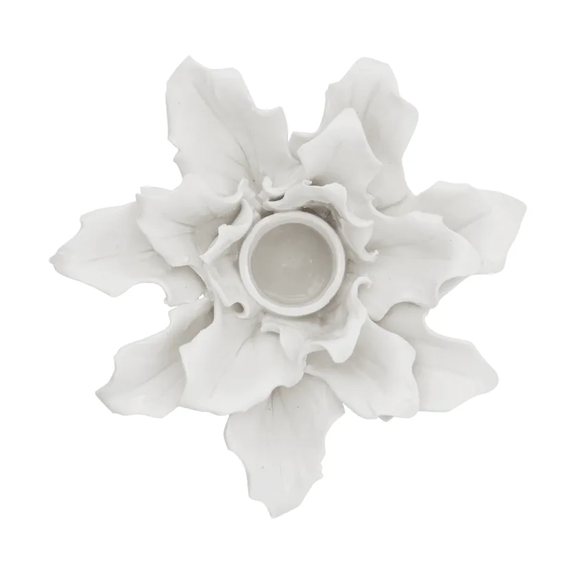 Holly Leaf candle holder, Off-white Ferm Living