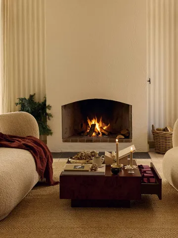 Holly Leaf candle holder - Off-white - Ferm Living