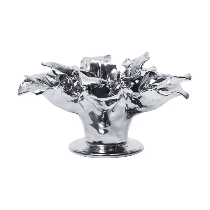 Holly Leaf candle holder - Silver - Ferm Living