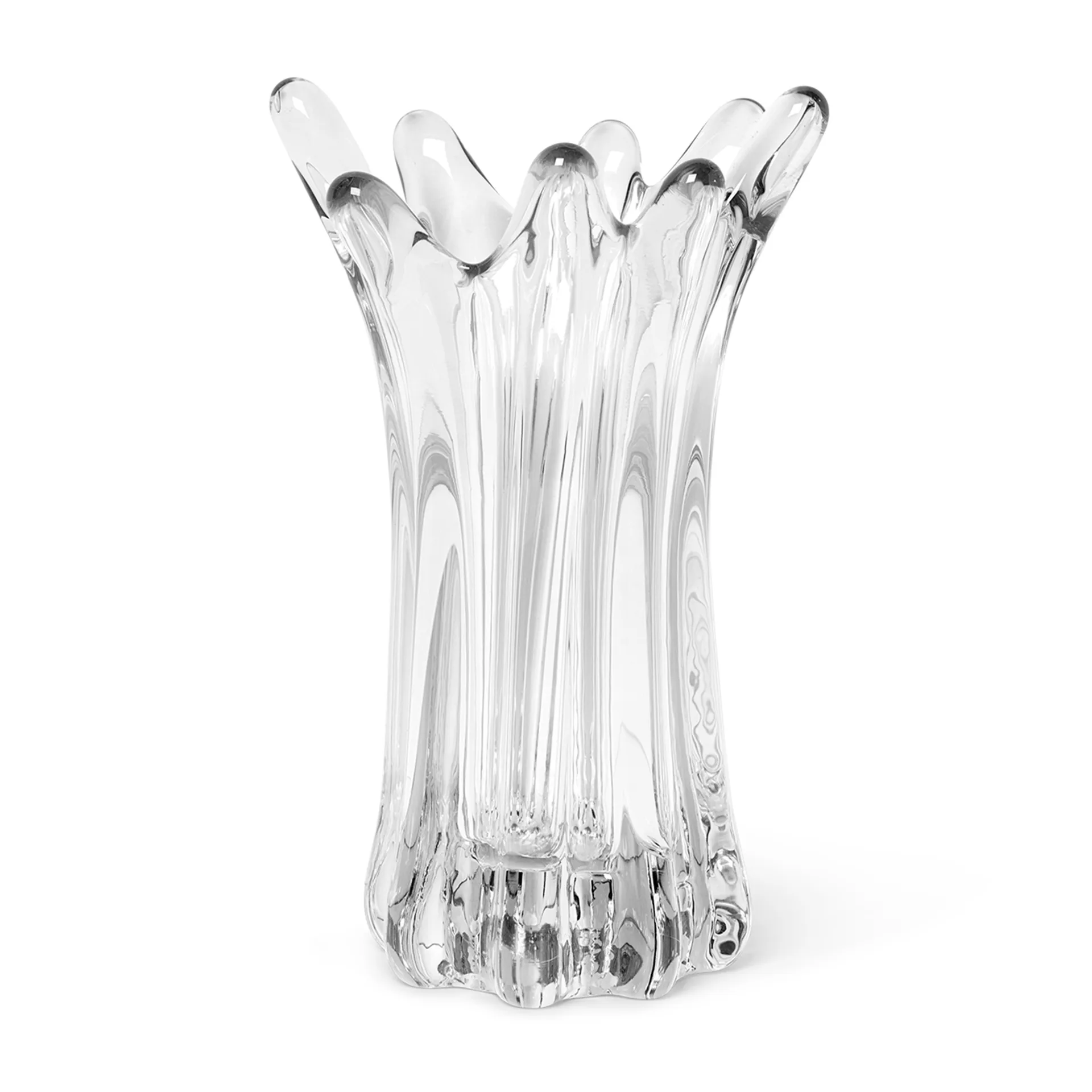 Holo vase Ø15 cm, Clear Ferm Living