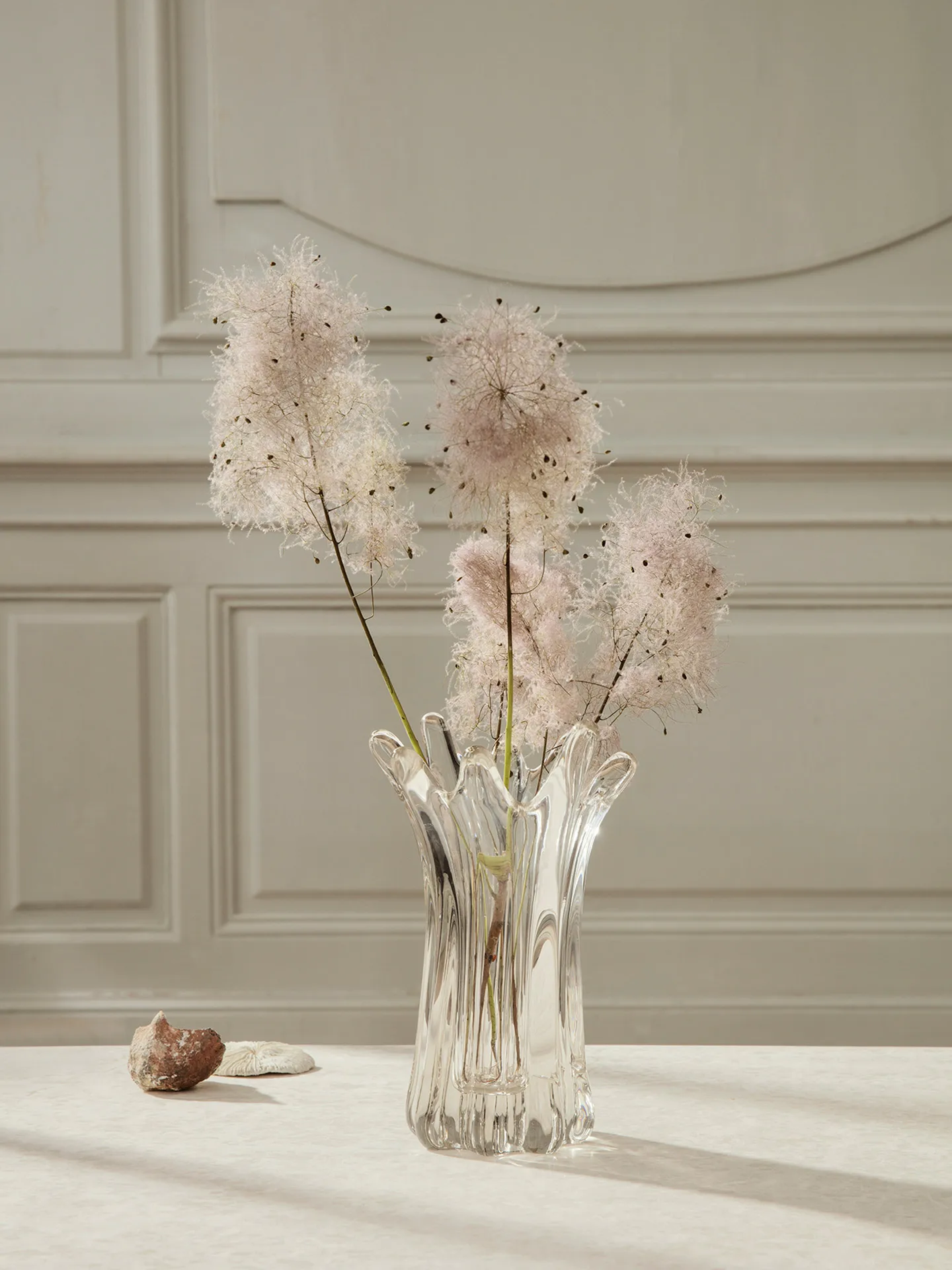 Holo vase Ø15 cm, Clear Ferm Living