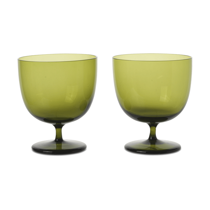 Host drinking glass 20 cl 2-pack - Moss Green - Ferm Living