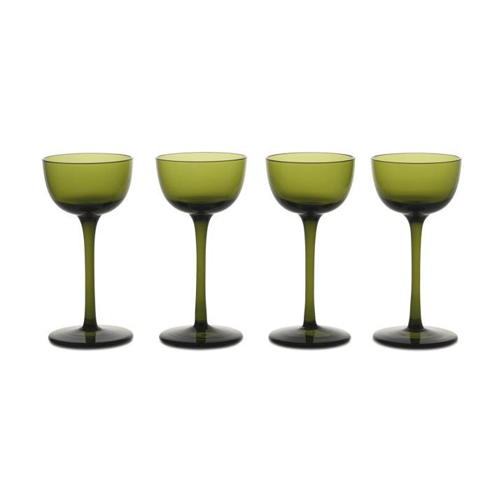 Host liqueur glass 4-pack - Moss Green - Ferm Living