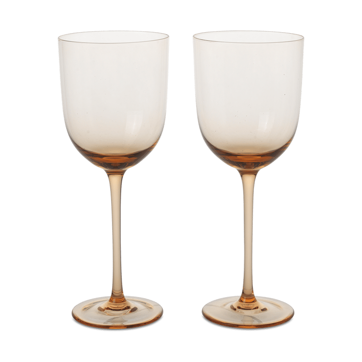 Host white wine glass 30 cl 2-pack - Blush - Ferm Living