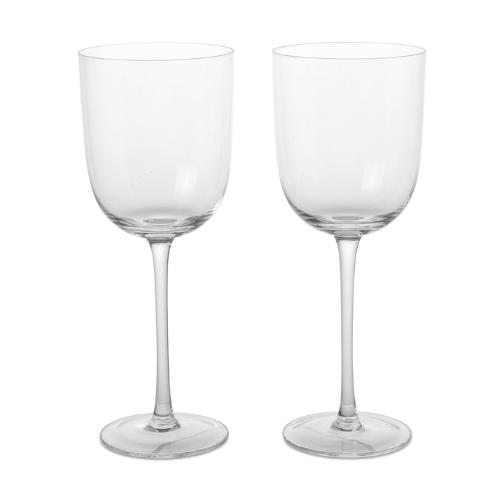 Host white wine glass 30 cl 2-pack - Clear - Ferm Living
