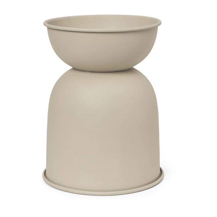 Hourglass flower pot extra small Ø21 cm, Cashmere Ferm Living