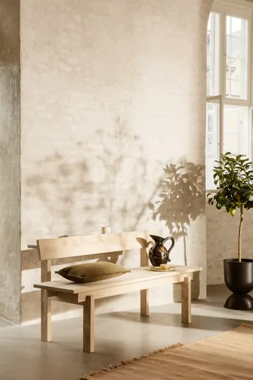 Hourglass flower pot small Ø30 cm - Black-dark grey - Ferm Living