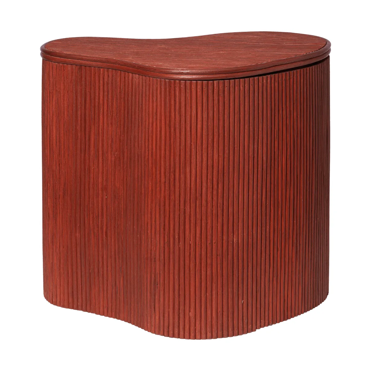 Isola side table with storage, Oxide red Ferm Living