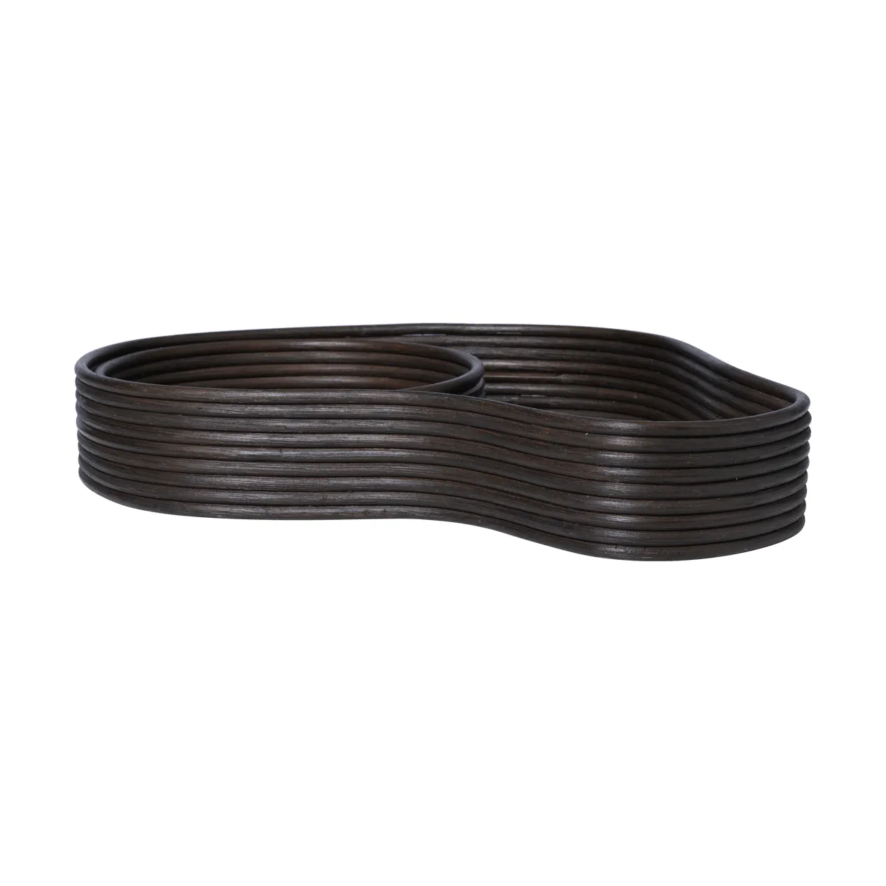 Isola tray 2 pieces, Dark stained Ferm Living