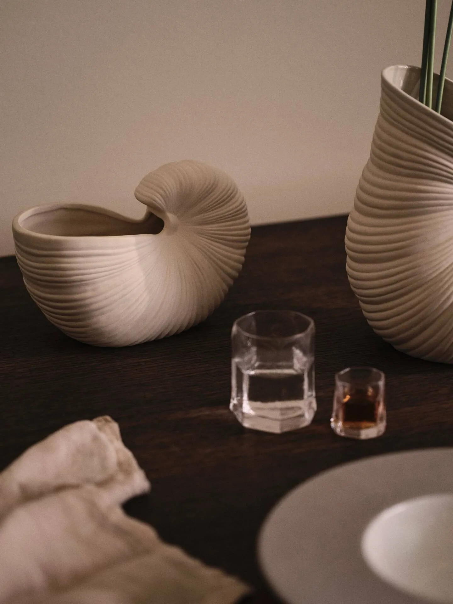 Kiru glasses 2-pack, Clear, 3.8 cl Ferm Living