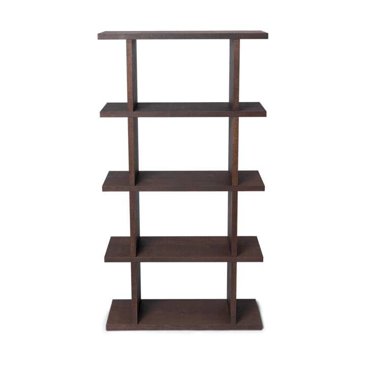 Kona bookshelf 1x4 - Dark stained - Ferm Living