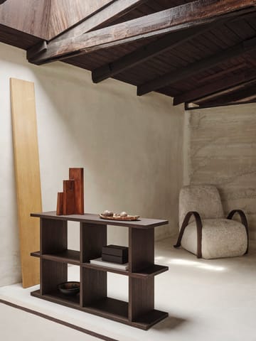 Kona bookshelf 2x2 - Dark stained - Ferm Living
