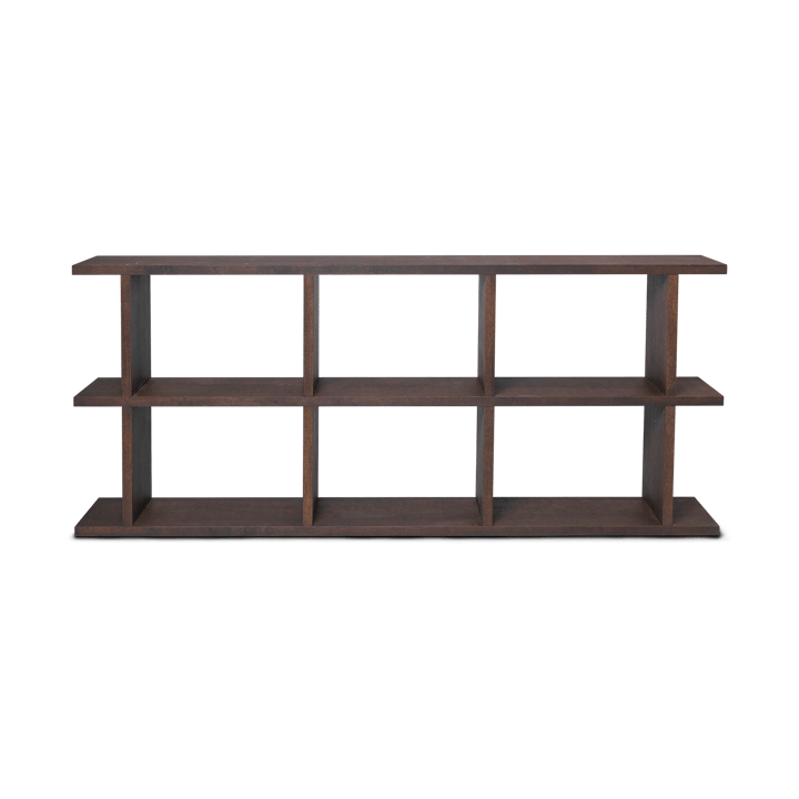Kona bookshelf 3x2 - Dark stained - Ferm Living