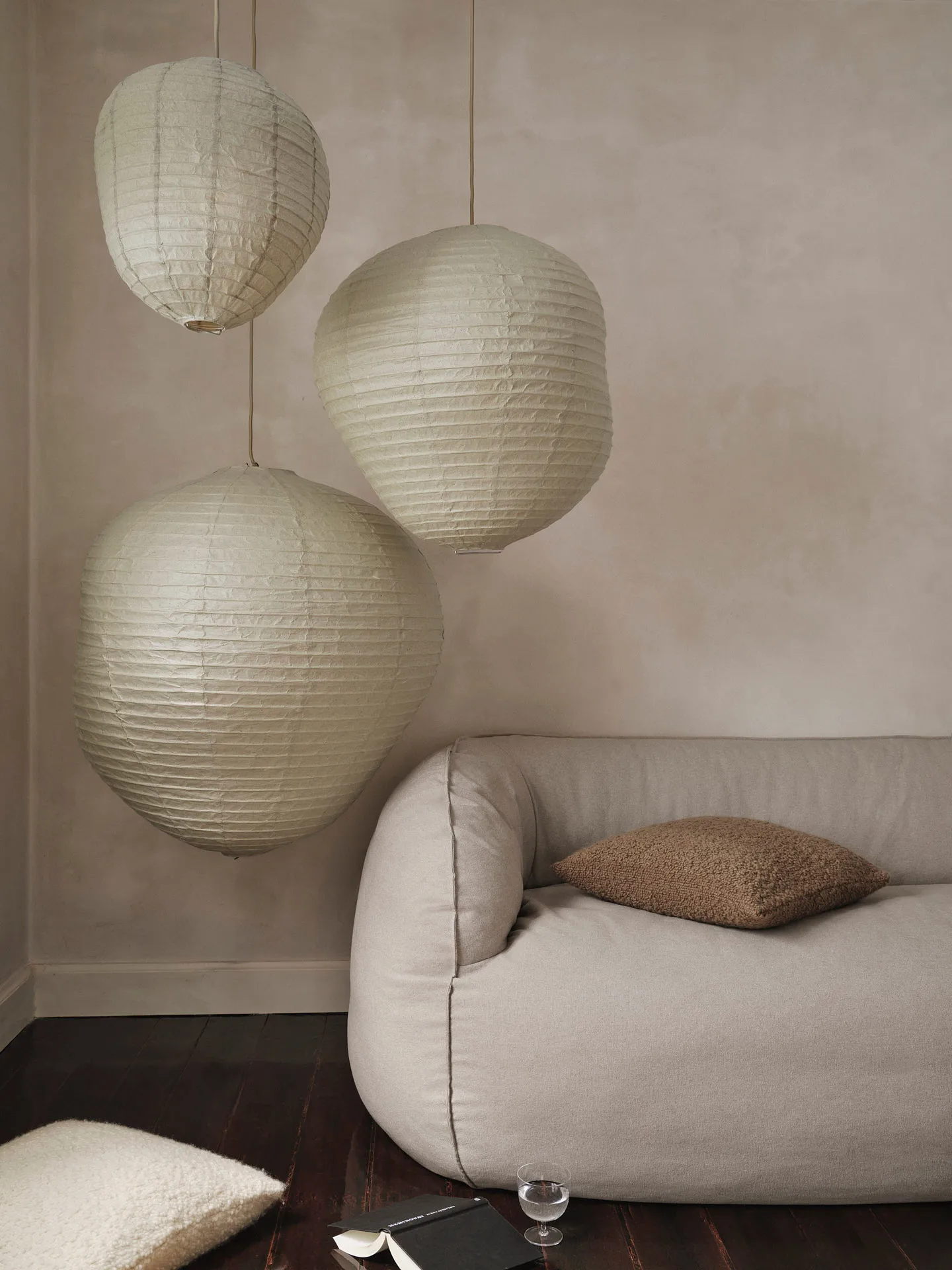 Kurbis lamp shade, 40 cm, Dark sage Ferm Living