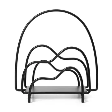 Lithos newspaper stand - Black - Ferm Living