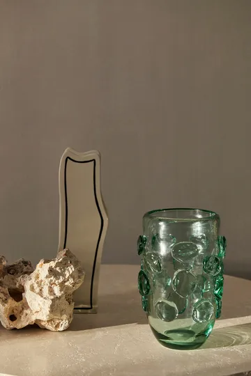 Lump vase Ø17x25 cm - Recycled clear - Ferm Living