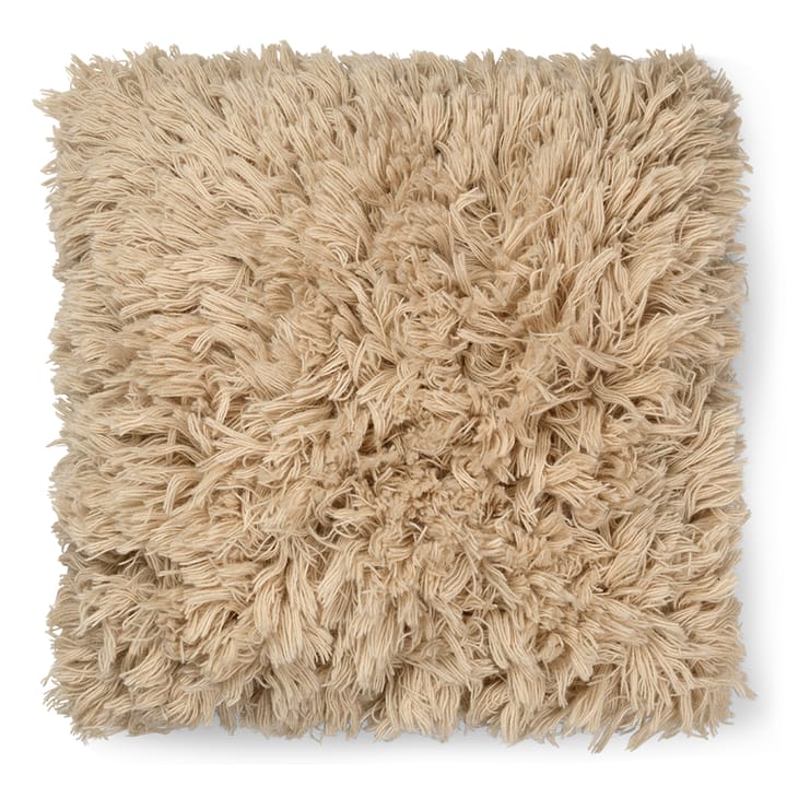 Meadow High Pile cushion 50x50 cm - Light Sand - Ferm Living