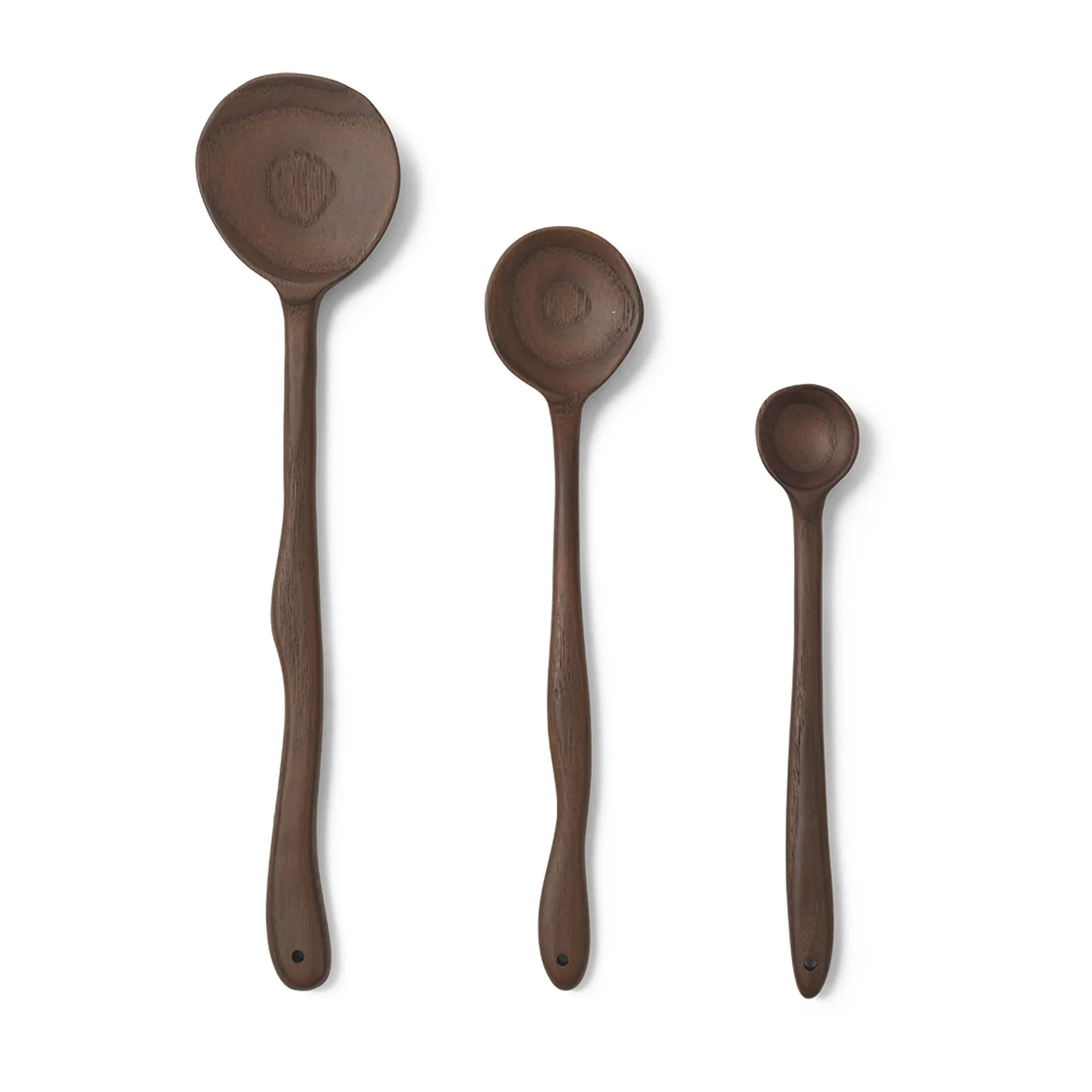 Meander spoon ash wood, 20 cm Ferm Living