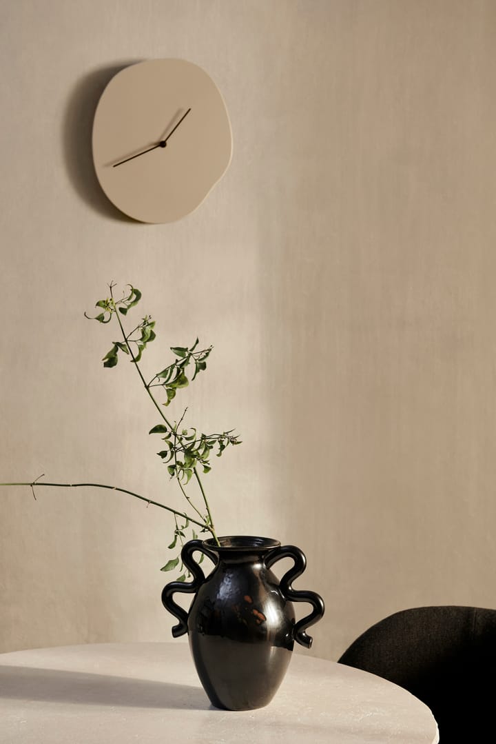 Melt wall clock 28x33 cm, Cashmere Ferm Living