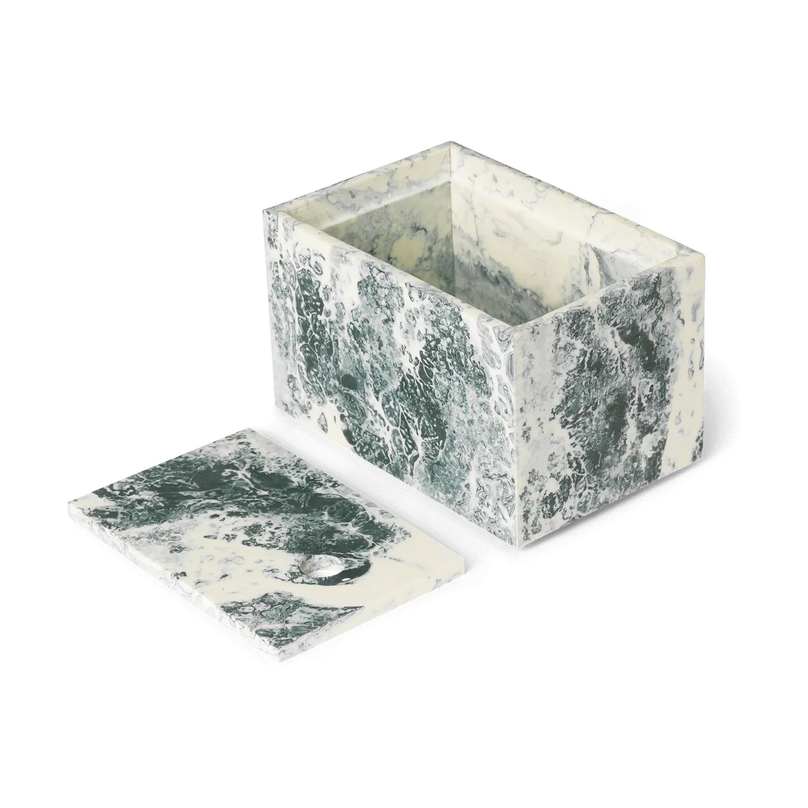 Mist storage box 10x15 cm, Emerald-off white Ferm Living