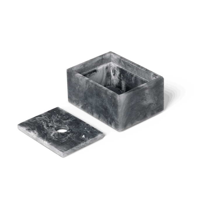 Mist storage box 7,5x10 cm, Charcoal Ferm Living