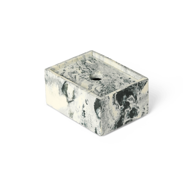 Mist storage box 7,5x10 cm - Emerald-off white - Ferm Living
