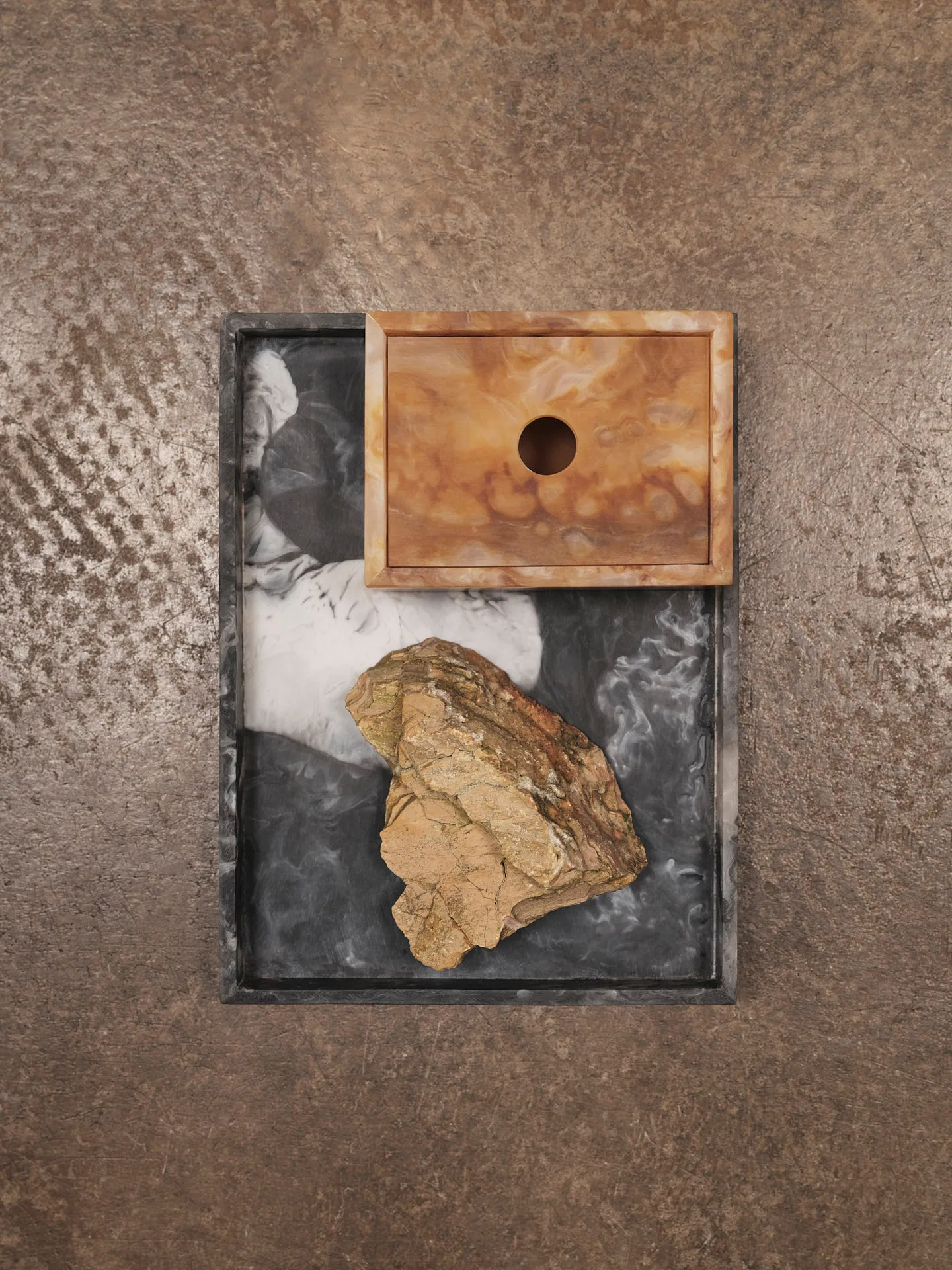 Mist storage box 7,5x10 cm, Sugar kelp Ferm Living