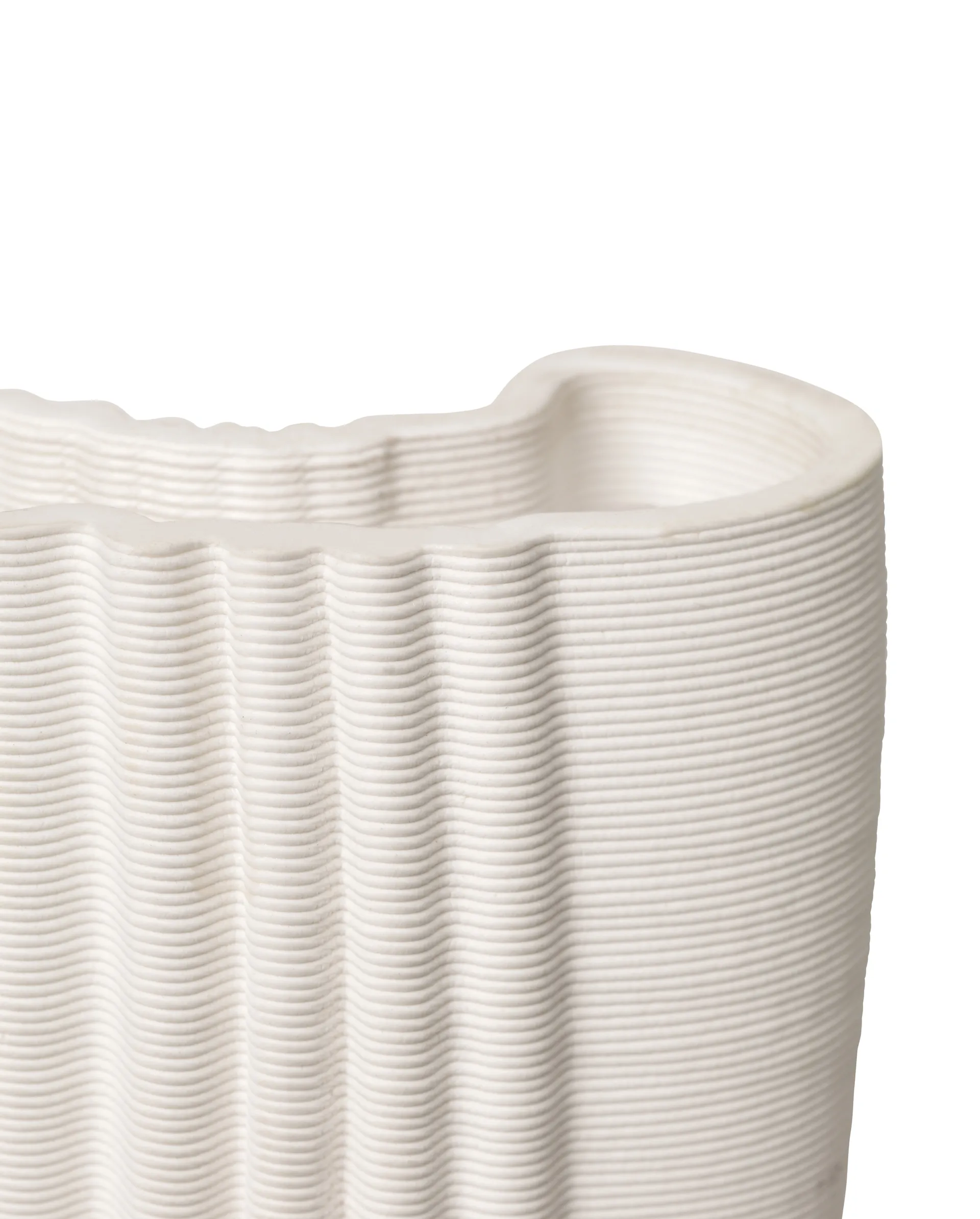 Moire vase 19x30 cm, Off-white Ferm Living