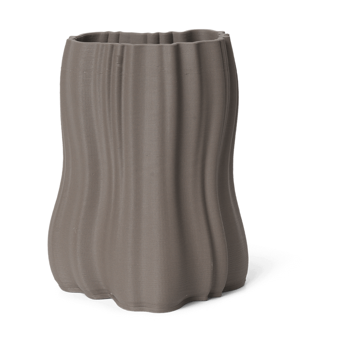 Moire vase 20 cm, Anthracite Ferm Living