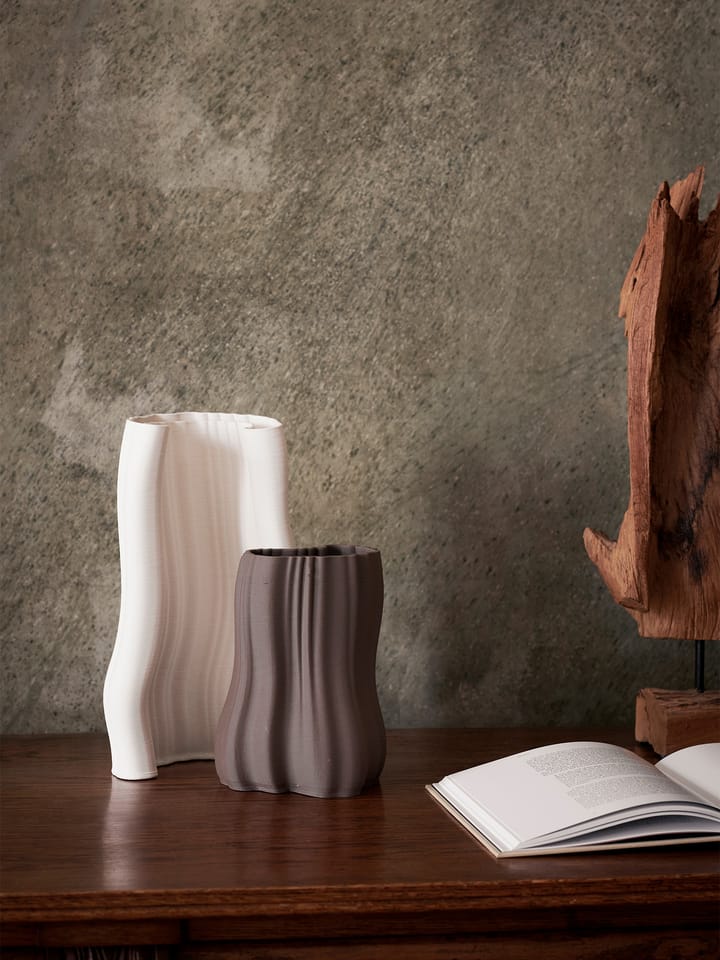 Moire vase 20 cm, Anthracite Ferm Living
