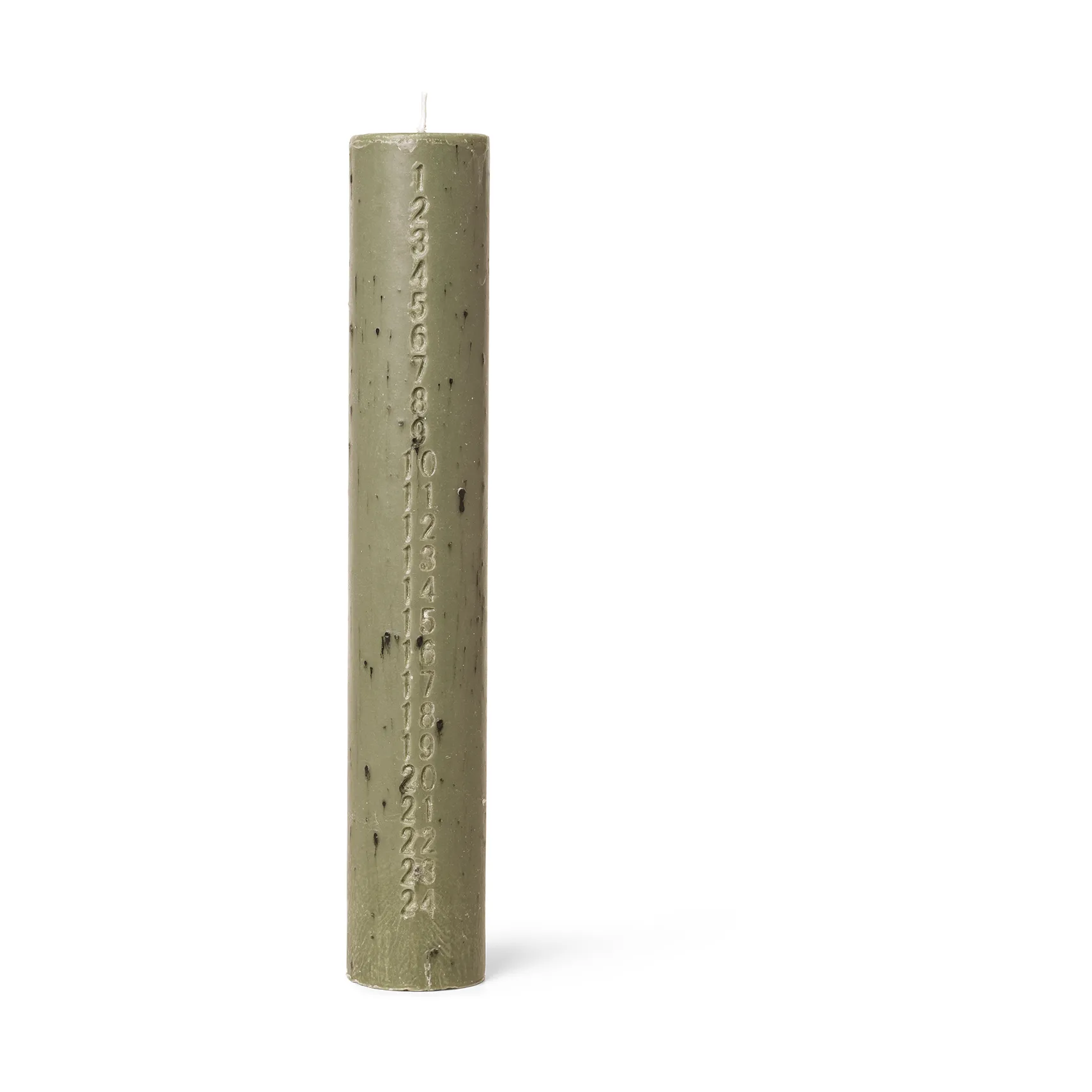 Mura calender candle, Artichoke green Ferm Living