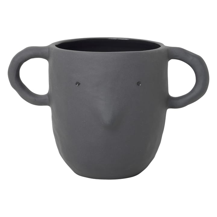 Mus flowerpot large, Dark grey Ferm Living