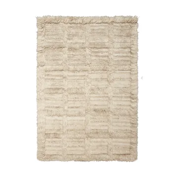 Norte grid rug - Natural, 160x235 cm - Ferm Living