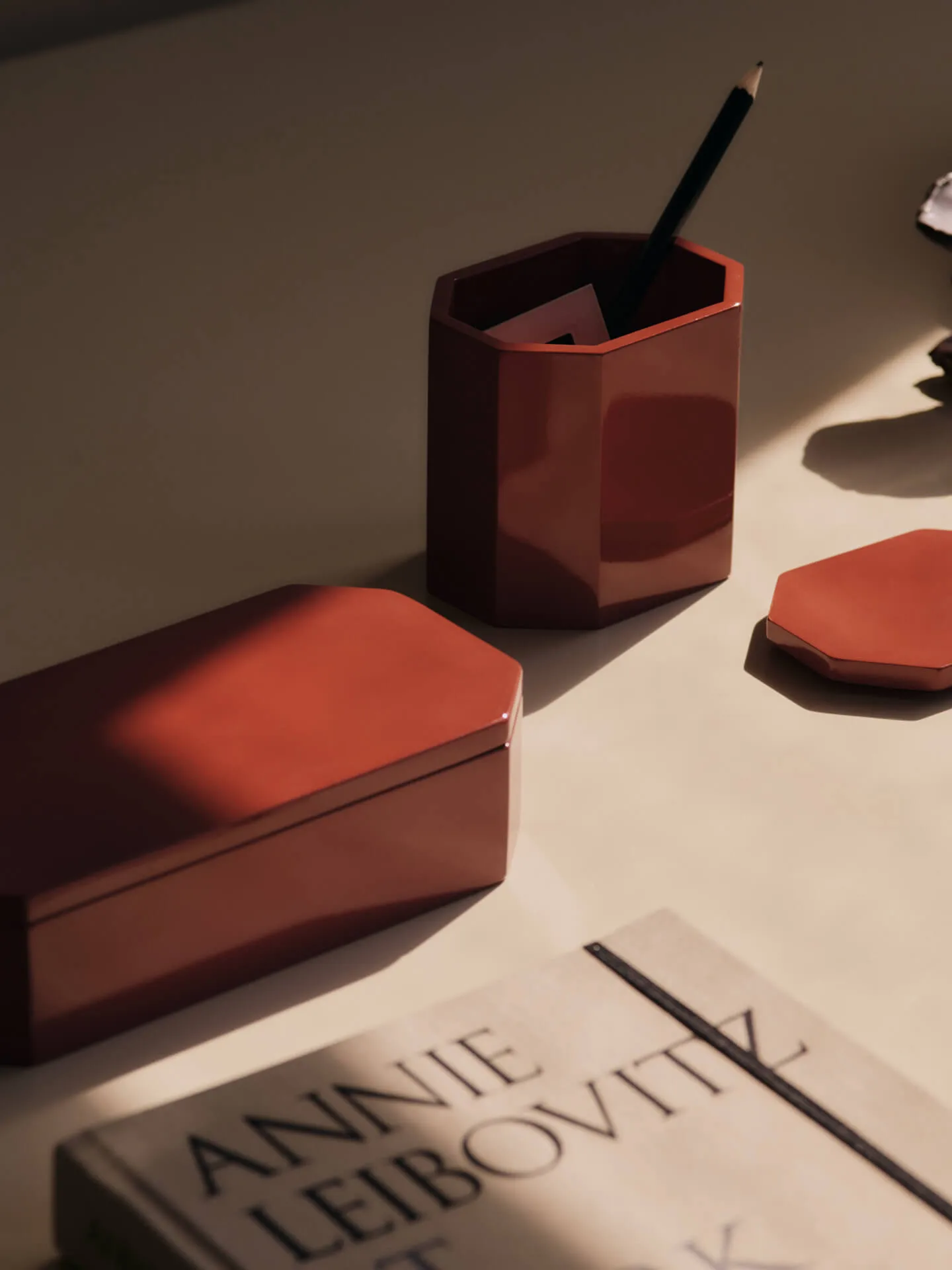 Nova storage box 10x20 cm, Picante Red Ferm Living