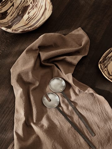Obra salad servers 2 pieces - Stainless Steel - Ferm Living