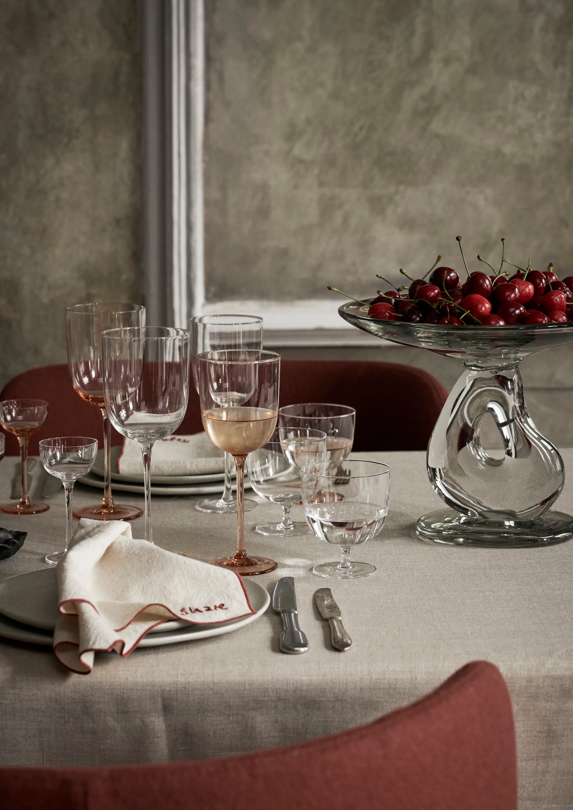 Occasions napkins 4 pieces, Natural Ferm Living