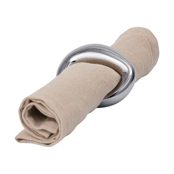 Orrith napkin ring 4-pack - Silver - Ferm Living