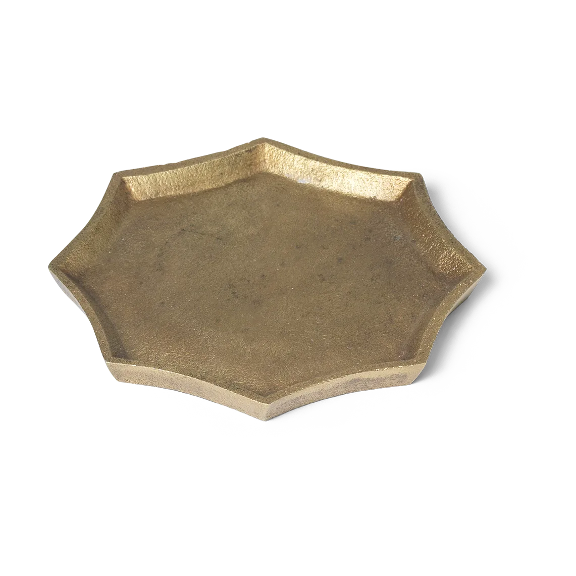 Otte decorative tray 9,5x9,5 cm, Brass finish Ferm Living