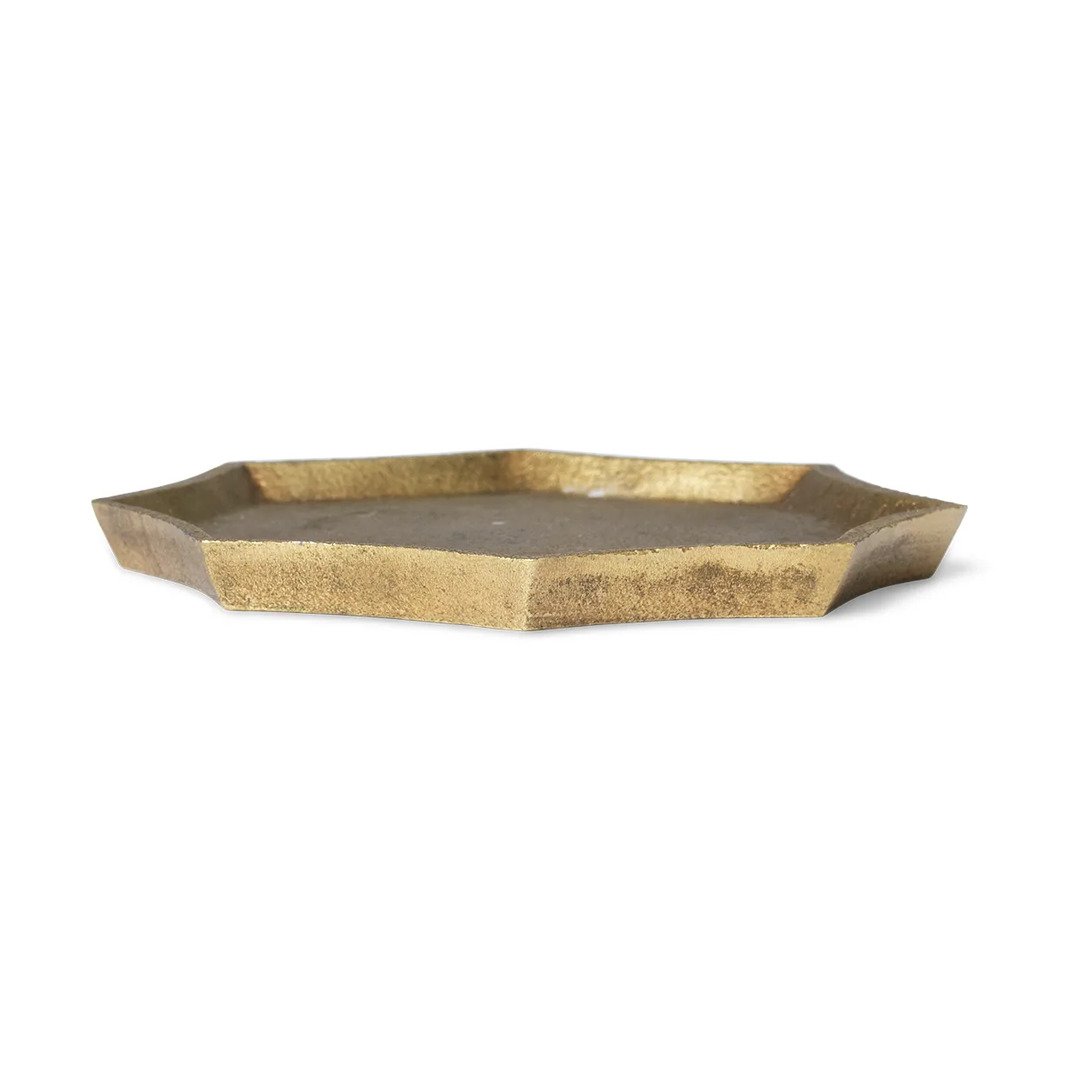 Otte decorative tray 9,5x9,5 cm, Brass finish Ferm Living