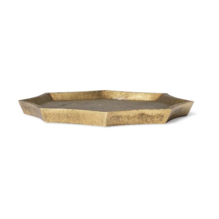 Otte decorative tray 9,5x9,5 cm, Brass finish Ferm Living