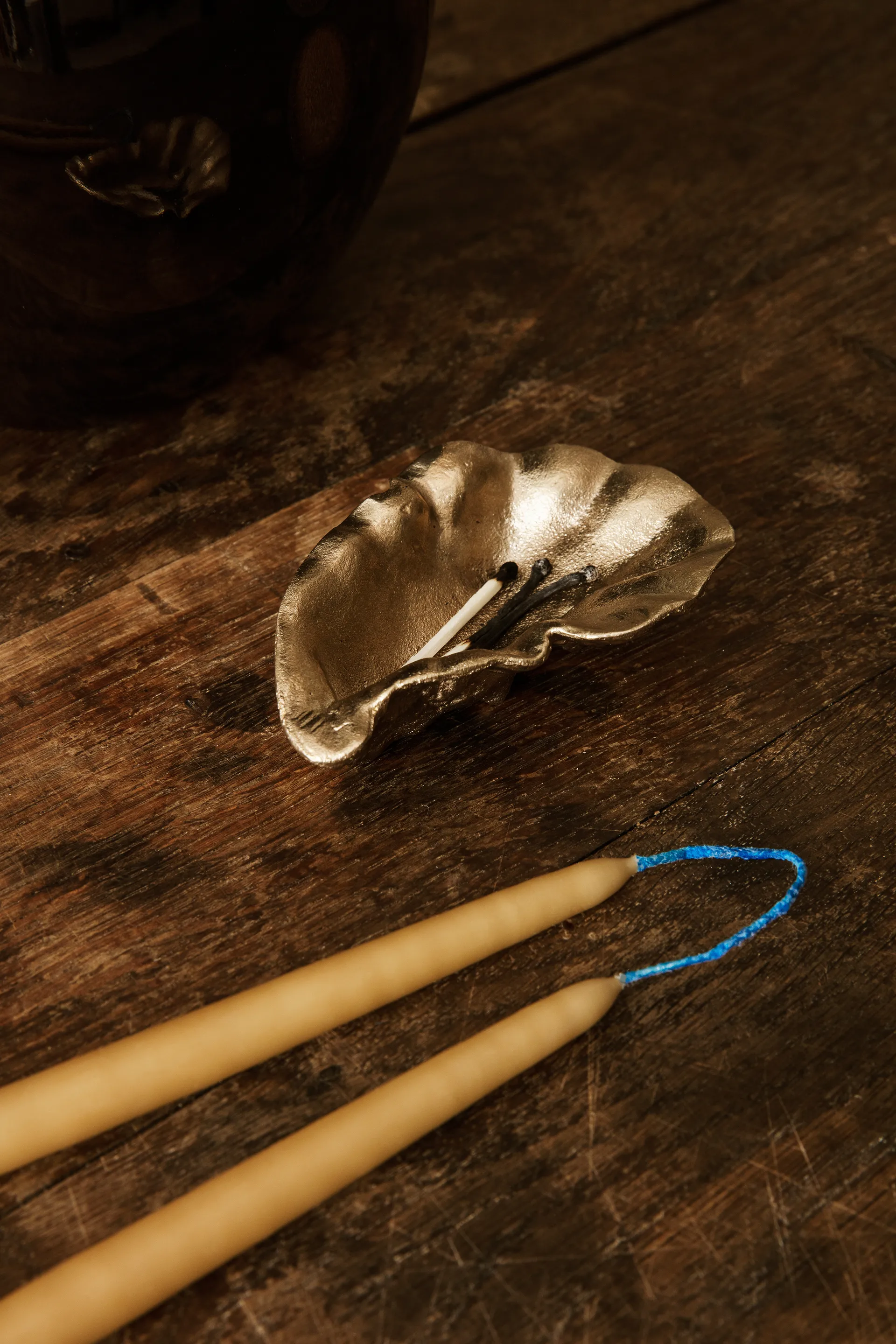 Oyster decoration bowl 10.5 cm, brass Ferm Living