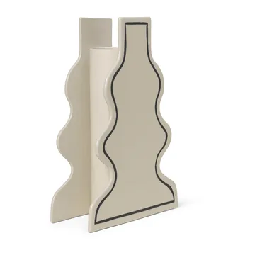 Paste vase curvy 36 cm - Off-white - Ferm Living
