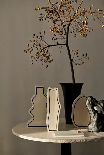 Paste vase curvy 36 cm - Off-white - Ferm Living