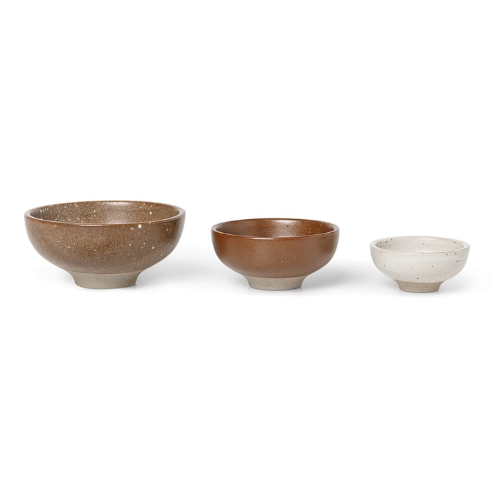 Petite bowlar 3-pack, Multi Ferm Living