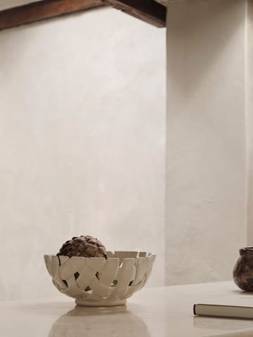 Plait bowl Ø24 cm - Off white - Ferm Living