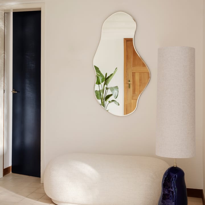 Pond Mirror, Dark chrome, xl Ferm Living