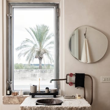 Pond Mirror - Dark chrome, xl - Ferm Living