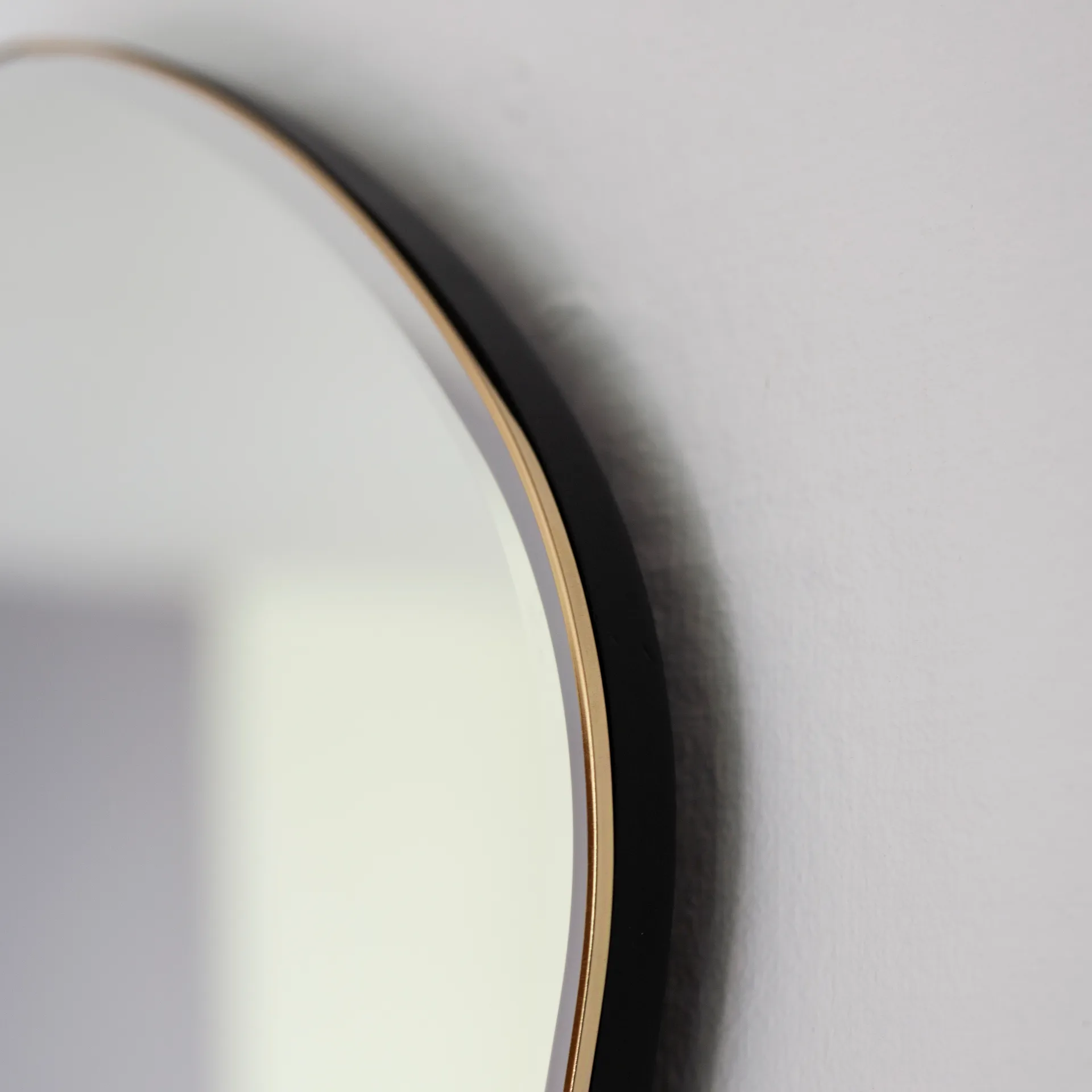 Pond mirror large, Brass Ferm Living